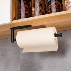 베터박스 키친타올걸이 무타공 한손 이지컷 키친타월 홀더 거치대, 1개, Black