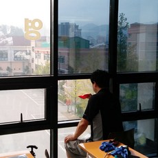 자외선+열차단(IR50) 썬팅필름 창문썬팅지, 자외선+열차단필름(IR50) 블랙05 (아주진한)