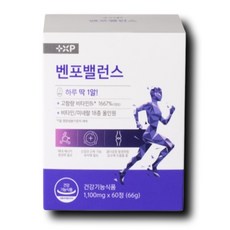 벤포밸런스 활력 비타민 B군 고함량 종합비타민 하루 1알, 1박스, 60정 1박스, 60정
