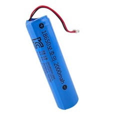18650 배터리 3.6V 2000mAh 케이블 타입 무선선풍기 진공쌀통 수리용, 1개, ZM186501P-2000