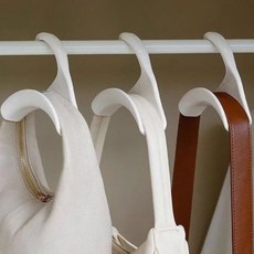 포엔즈 가방 정리걸이 행거 옷장 가방걸이, 10개, 화이트 10개, 화이트
