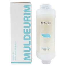샤워기필터 염소제거 비타민 필터 피부보습 아로마 물드림, 1개, 아이리스