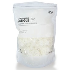 디엔와이푸드 코티지치즈 몽글 대용량, 1kg, 1개