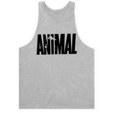 피지크히어로 ANIMAL 오픈백라인 민소매 헬스 나시티