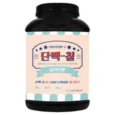 단백칠 요거트맛 공장직영 판매 WPC 2300g 대용량 프로틴 보충제, 1개, 2.3kg