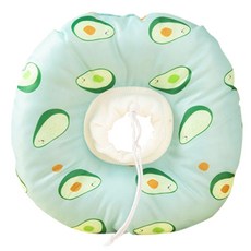 도그웨그 고양이 방수 쿠션 넥카라, 아보카도, 1개