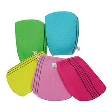 국산 스펀지 쿠션 때타올 사자표 5P 5컬러 세트 때장갑, 5개, 1개입