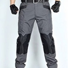 [고품질 특가] 1/1+1 남성용 고탄력 방수 전술 바지 40-100kg 봄 가을 스판 전술 카고 바지 작업복 바지
