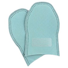 (90매+90개스트랩) 아이러브 일회용 강아지 신발, 민트, 1세트