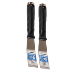 스텐 헤라 스크래퍼 타일 에폭시 다가네 작업용, 강화헤라 꺽인 1.25인치, 2개