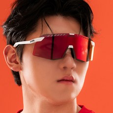 김도영 선글라스 우벡스 페이스 스테이지 CV 에디션 레드, 화이드/레드, 1