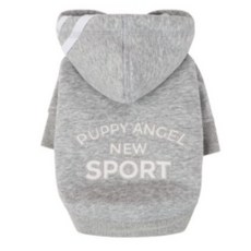 PUPPY ANGEL 運動蟒蛇兜帽拉鍊, 95 Gray