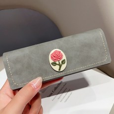 김엔강 복고풍 슬림형 접이식 안경 케이스