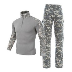 [SET] 택티컬 전술 컴뱃셔츠 긴팔+팬츠 세트 - 아웃도어 군인 간부 강철부대 캠핑 카고 바지