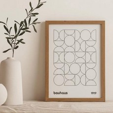 도쿄나이트 고급스러운 나무 인테리어 액자 (A4 / A3) 2가지 컬러, 1개, 내추럴우드