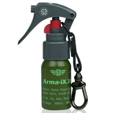 2026년신제품 에스디펜스 Arma-iX3.0 호신용 스프레이 휴대용 페퍼 스프레이 캠핑용 곰퇴치 맹견퇴치, 올리브그린본품(파우치미포함), 1개