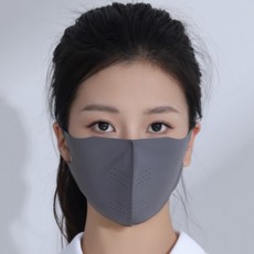 스탠다드엔 자외선차단 스포츠 쿨링 골프 마스크, 진그레이, 1개