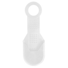 옷걸이 패드 실리콘 옷걸이 미끄럼방지 패드 옷걸이부착패드, 100개, D타입 화이트