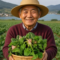 남해 포항초 섬초 보물초 시금치, 1박스, 4kg