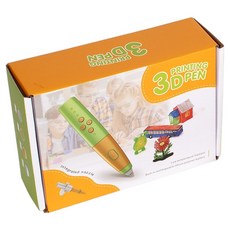 LP06 어린이 저온 무선 3D펜 쓰리디펜 + 필라멘트 3종 + 도안종 세트, 1개, 초록색
