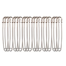 라라공방 스카프 옷 침대 이불 고정핀 30개 세트, 실버