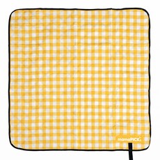 마마픽스 휴대용 1인용 미니 피크닉 돗자리 매트, 프리미엄돗자리100x100cm_옐로우체크