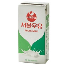 서울우유 멸균 흰우유, 1L, 3개