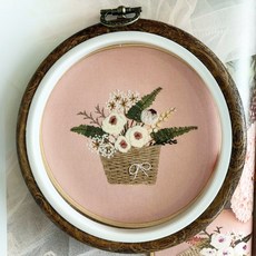 토이앤스티치/우드마블 원형 후프 4사이즈 자수용 고무수틀/수틀액자/프랑스자수/십자수, 우드마블원형후프-12cm, 1개