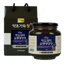 고려한방식품 약도라지 은행 생강청 국내산 대용량 1kg 3년근이상 약도라지 100%, 2개