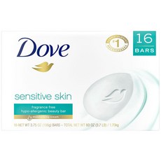 [블프특가]미국도브 센서티브 바 /모이스처/쿨 모이스처 선택가능/16개, 106g, 6개