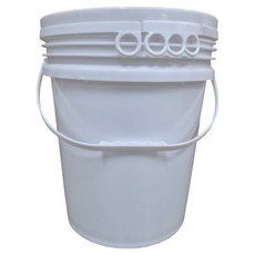 원형 페일용기 바케스 리터별 20L 들통 벌크통 쓰레기통 식품용기 다용도 통, 1개