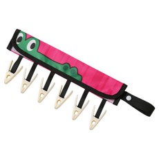 빨래건조대 여행용빨래줄 수건집게 여행용집게, 1개, 악어