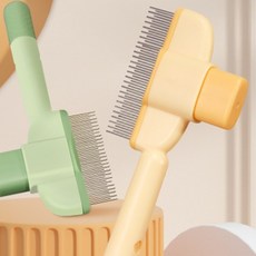 모이쯔 원터치 털제거브러쉬 애완동물 털 제거 빗, 1개, 파랑