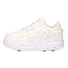 PHTTER 신규업그레이드 롤러슈즈 바퀴달린 운동화 6륜 S01, 화이트