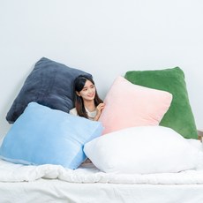 슬립슬러 말랑구름필로우 대형쿠션 애착필로우 5colors, 다크그레이