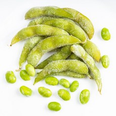 냉동 자숙 대두 콩 껍질콩 잡곡 농산물 풋콩 에다마메 완두콩 주전부리 안주용, 585g, 3개