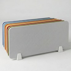 홈앤힐링 두꺼운 사무실 책상 칸막이 소음차단 데스크 파티션 18T, 코지그레이 50x30