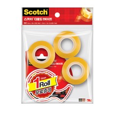 3M 스카치 다용도 테이프 550 12mm 3+1, 1개
