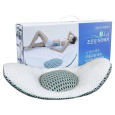 조은잠 허리베개 통째로 세탁가능 요추베개 빨아쓰는, 1개, gray 1개