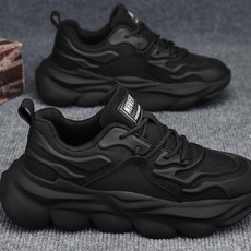 남성용 봄철 통기성 런닝화 편안한 경량 스니커즈 키높이 패션 운동화