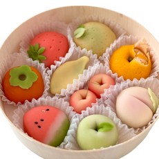 공방참진 진짜과일맛 까먹는 과일화과자 수제화과자 연말 새해 설날 선물세트 어린이선물 7구 9구, 9개, 40g