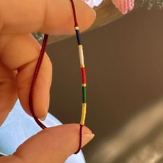 뚱보 네잎클로버 행운 팔찌