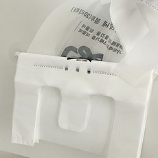 쉬핑 쓰레기봉투걸이 종량제 20L 정리, 1개, 화이트