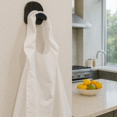 일회용 앞치마 걸이 헤드폰 거치대, 4개, 블랙