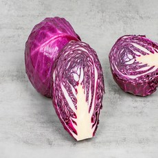 국내산 적양배추 적채 단단한 1통 2통 3통 양배추, 2개, 1.5kg