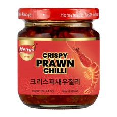 헹스 크리스피 칠리 새우 라유 고추기름 180g, 1개, 180ml