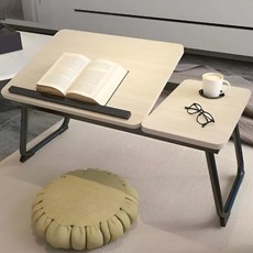 레오케미스 5단 각도조절 접이식 베드 테이블 560 X 320 X 250 mm 화이트