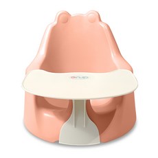 아르브 슈퍼플러스 아기의자 + 트레이 세트, 피치(아기의자), 오트밀(트레이)