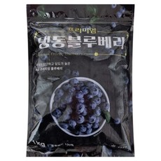 냉동 블루베리, 1kg, 5개
