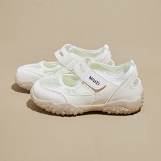 ZAJA 여성 여름 키높이 메쉬 운동화 스니커즈 편안한 벨크로 통기성 펀칭 슬립온